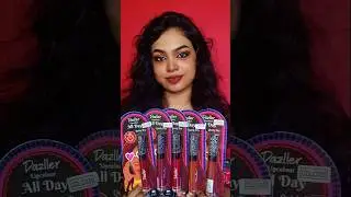 Under ₹200💄Dazller liquid lipsticks shades - hazelnut cup,black honey,cabernet,fruit cake,burgundy