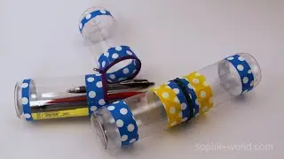 How to Make a Pencil Case from a Recycled Water Bottle | Sophie's World