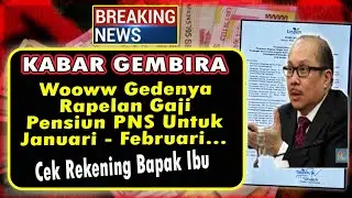 KABAR GEMBIRA : PT Taspen Resmi Bayar Rapelan Kenaikan Gaji Pensiunan PNS, Segini Gedenya!