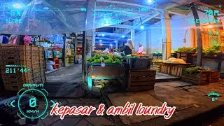 🎬 Night Market Run & Laundry Pickup | Evening Routine in Ciputat | Vlog 250115