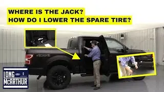 How to Find the Jack and Lower the Spare Tire on the Ford F150