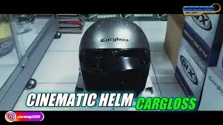 HELM BOGO CARGLOSS SILVER MET + KACA INJAK FLATT HITAM ‼  #unboxinghelm #reviewhelm