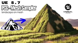 Учебное пособие по PCG Mesh Sampler в Unreal Engine 5 - 5.7