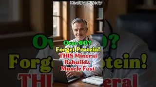 Forget Protein! THIS Mineral Rebuilds Muscle Fast After 60.  #healthyelderly