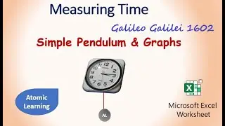 Simple Pendulum with Graphs || Time period calculations in MS Excel