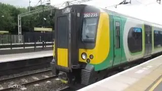 London Midland Class 350 ''BTP Livery'' departs at Hemel Hampstead