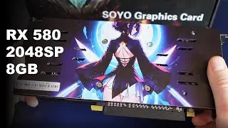 RX 580 С ОЗОНА / видеокарта Soyo RX 580 2048SP 8ГБ