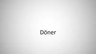 How to say donned in German?