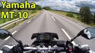 Quick ride on a Yamaha MT-10 [GREAT AUDIO]