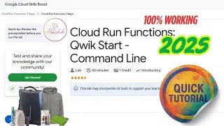 Cloud Run Functions: Qwik Start - Command Line [2025] GSP080  #qwiklabs #arcadefacilitator