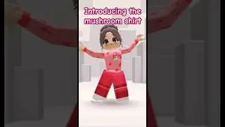 My first Roblox custom shirt- the mushroom shirt🍄