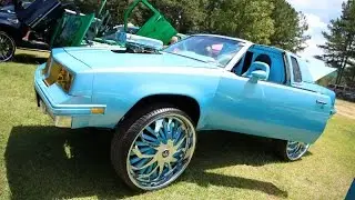 WhipAddict: Outrageous T-Top Oldsmobile Cutlass on DUB Sleeper 30s, Extreme Whips