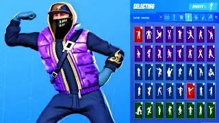🔥 *NEW* Fortnite STREET STRIKER Skin Showcase with All Dances & Emotes Season 10 Outfit
