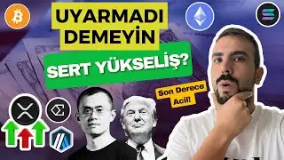 🚨 BTC - ETH - XRP: UYARMADI DEMEYİN!!!! (Son Derece Acil)