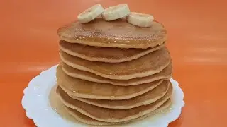 The easiest pancake recipe , delicious and soft pancak
