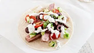 Greek Flank Steak Tacos | Week 20 Taco Tuesday Cookbook