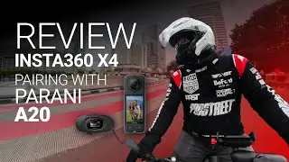 MOTOVLOG - Review Insta360 X4 pairing with Intercom Parani A20 - ALCORIDES