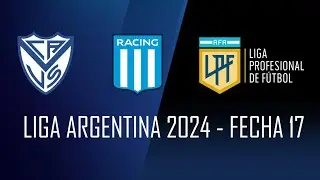 Hinchada Vélez vs Racing | Gol y Jugadas | LPF 2024 | Fecha 17