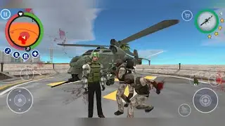 Real Gangster Crime 2 (Fake Army Man With Shark Helicopter) Army Helicopter on Clay Bridge - FHD