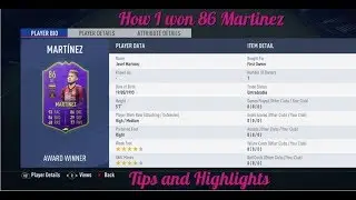 Fifa 19 How To Easily Win POTY 86 Martinez - Tips and Tricks