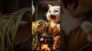 Snake bite ny badal di 2 cat bachon ki  #aishorts #CatStory#ShortFilm#MotherLove#ViralShorts#ai