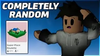Playing Completely RANDOM Games | Roblox (Super Place Roulette)