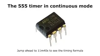 555 timer in continuous mode