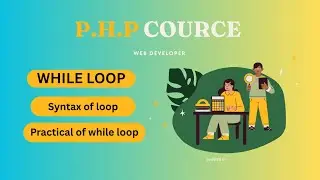 PHP Tutorial - While loop in PHP,  PHP while loop, PHP tutotrial for beginners. @coding...IT