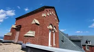 Nichols Building Ramp Tower on Summer Day