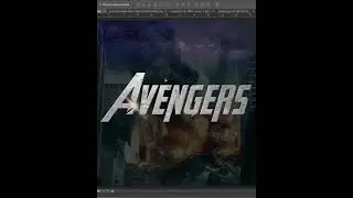 🎨 Creating an Epic Avengers Poster Design! 🦸&zwj;♂️💥