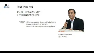 Chinese remainder theorem,Multiplicative inverse,11th,RMO-OLYMPIAD,Date-29-08-2020,By-Saurabh Sir