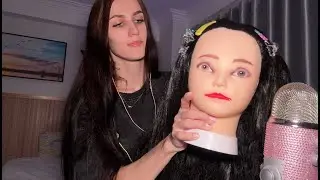 ASMR Relaxing Care | Hair Brushing & Face Care Sounds
