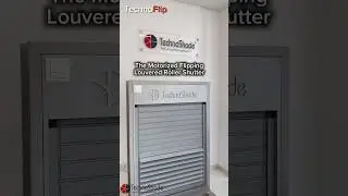 Motorized Louvered Roller Shutter System @motorizedLouver #home #architecture
