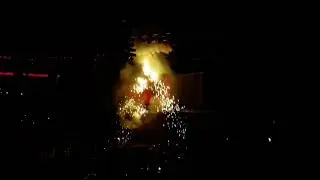 WWE Raw 2017 Pyro