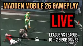 MM26 LIVE GAMEPLAY LVL & SIEGE | F2P Madden Mobile 26