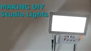 We made DIY studio lights to improve the lighting in our videos.