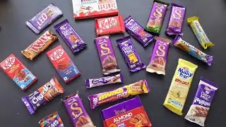 100 candies opening, chocolate a video, lots of chocolates, Cadbury celebration, surprise toys