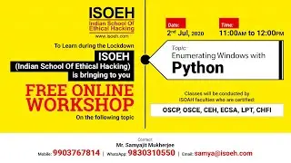 ISOEH - Live Stream Workshop on Enumerating Windows with Python