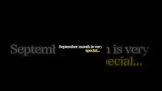 ✨ September is a Very Special Month ❤ | Durga Puja Status 2025 | Festival Shorts