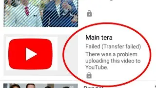 Fix YouTube Video Upload Failed | There was a problem uploading this video to YouTube Problem Solve
