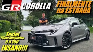Avaliação TOYOTA GR COROLLA - INSANO! Acelerei na Rua e Testei ACC, 0 a 100 e muito mais!