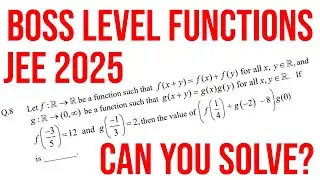 BOSS Level Functions PYQ from JEE ADV...?! 😅😅 #crackjee #iitjee #jeeadvanced #iitbombay #iit #jee #i
