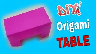 How To Make a Paper Table | Easy Origami Table | Paper Furniture Making Tutorial | Paper Table | Diy