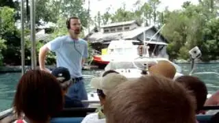 Jaws Ride Universal Studios Orlando FL - Skipper Justin
