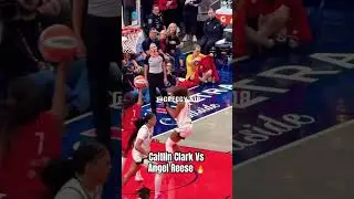Caitlin Clark vs Angel Reese is always a movie 😂🔥#caitlinclark #basketball #wnba