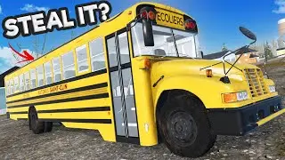 I Tried to Steal the NEW SCHOOL BUS in the Mon Bazou Update!