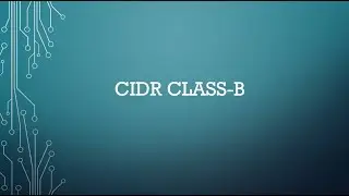 Easy Subnetting with J-Mac, part-5 Class-B CIDR