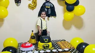 My birthday blast/Batman theme birthday party