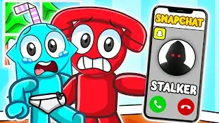 STALKER FOLLOWED BABY AQUA In Roblox Snapchat!!