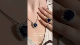 December&rsquo;s enchanting birthstone: the tanzanite. 💙 #tanzanite #decemberbirthstone #birthstone